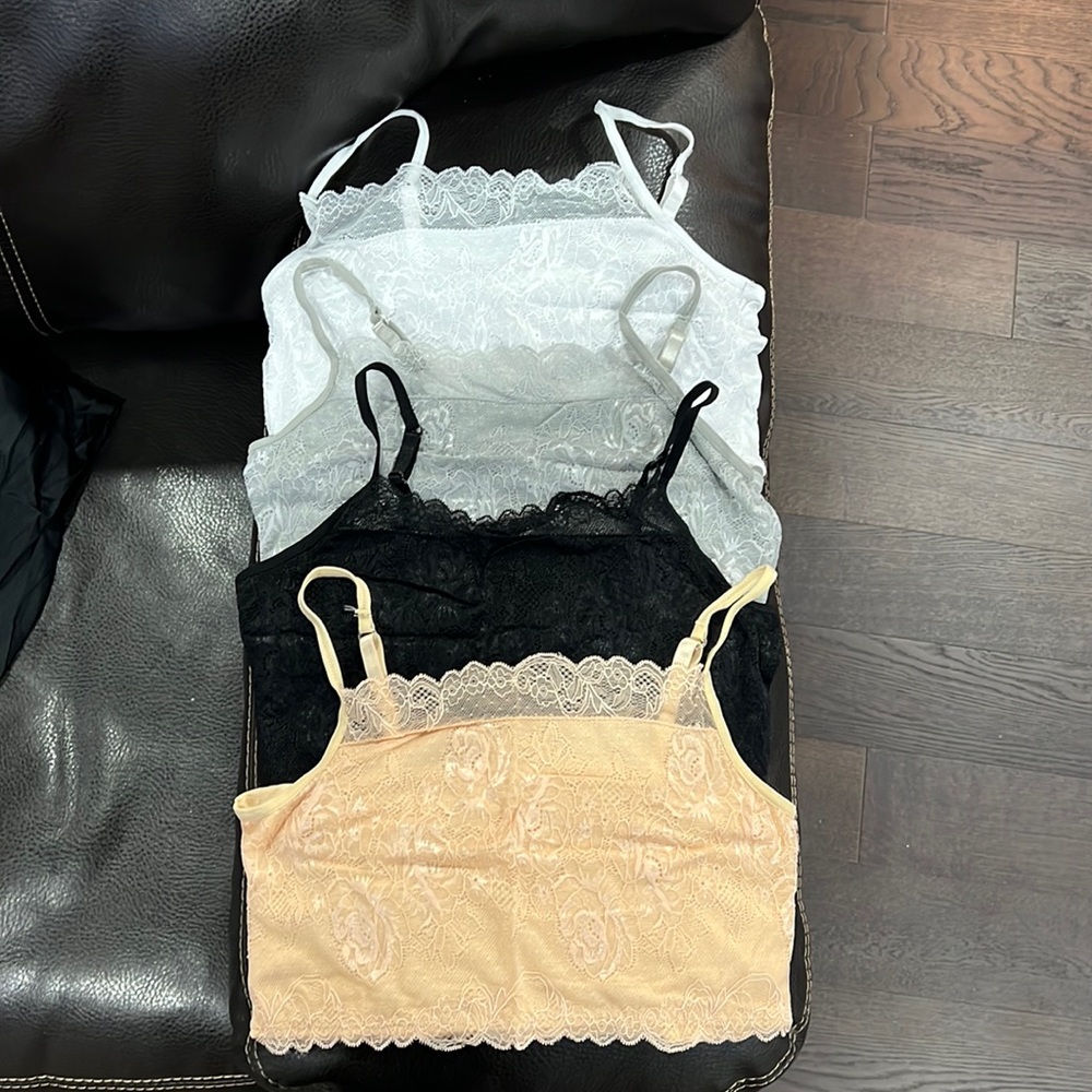 Four lace camis NWOT - Picture 1 of 7